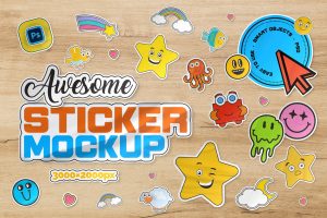 Sticker Mockup