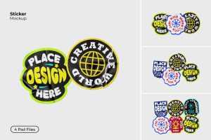Sticker Mockup