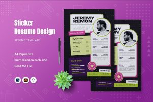 Sticker Resume