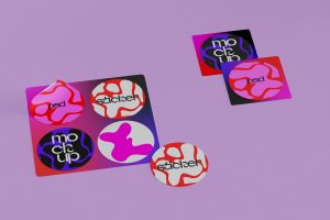Stickers Mockup