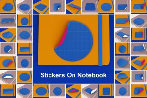 Stickers On Notebook