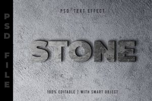 Stone –  Psd Text Effect