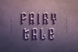 Stone Letters Text Effect