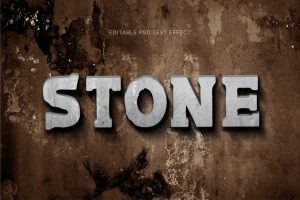 Stone Text Effects