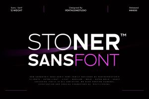 STONER | 12 FONTS