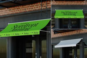 Store Awning Mockup