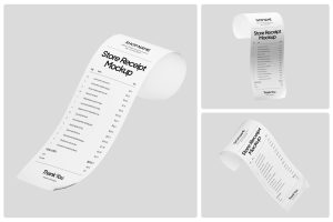 Store Receipt Mockup