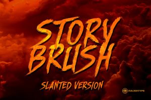 Story Brush Slanted