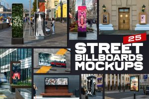Street Billboards Mockups