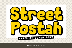 Street Postah – Rebel Kids Font