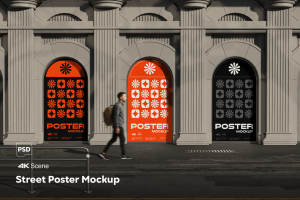 Street Poster Mockup