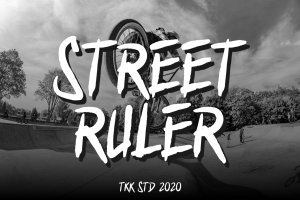 Street Ruler – Graffiti Font