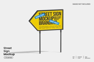 Street Sign Mockup