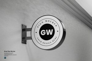 Street Sign Mockup