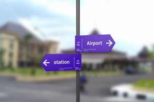Street Sign Mockup