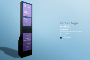 Street Sign Mockup