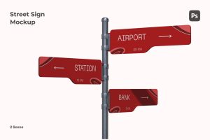 Street Sign Mockup