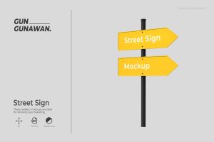 Street Sign Mockup