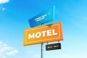 Street Sign Mockup