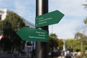 Street Signage Mockup