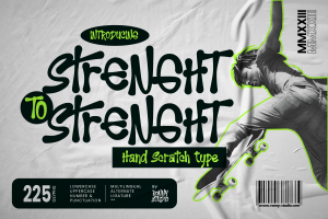 Strenght To Strenght – Hand Scratch Type