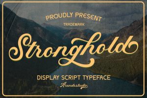 Stronghold – Vintage Script Font