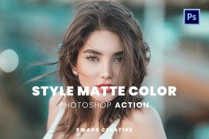 Style Matte Color Photoshop Action