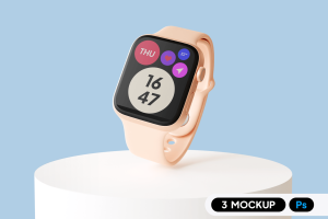Stylish Apple Watch Mockup