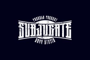 Subjugate Dark Esport Font