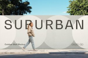 Suburban Wall Mockup