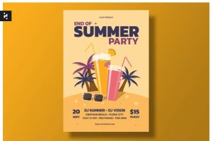 Summer End Party Flyer