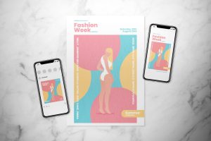 Summer Fashion Flyer Set