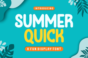 SUMMER QUICK – Fun Font