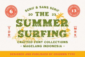 Summer Surfing – Display Font