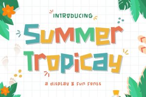 Summer Tropica – Playful Font