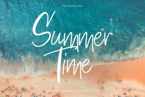 Summertime – Thin Casual Script Font