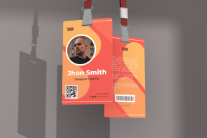 Sunburst – ID Card Template