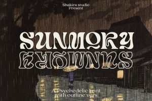 Sunmory – Modern Tattoo Logo Font
