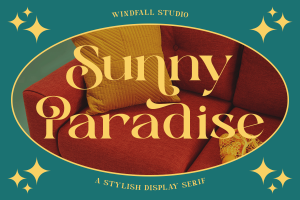 Sunny Paradise – Decorative Serif Typeface