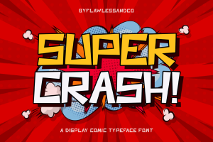 Super Crash – Comic Font