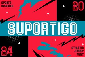 Suportigo – Athletic Jersey Fonts