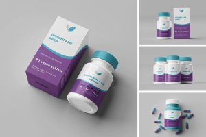 Supplement & Box Mockup