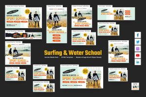 Surf School Social Media Pack