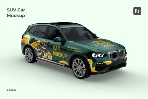 SUV Car Mockup