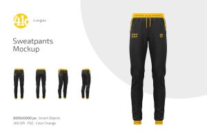 Sweatpants Mockup Set