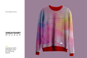Sweatshirt Realistic Mock Up