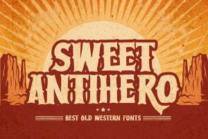 Sweet Antihero – Vintage western Font