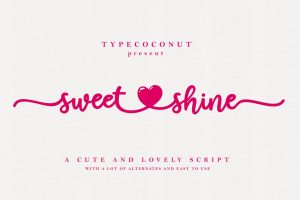 Sweet Shine Feminine Font