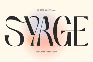 Syage – Logo font
