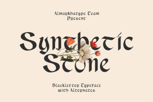 Synthetic Stone – Medieval Crafted Font